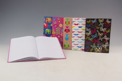 A5 Notebook - Hard Print (Set Of 6 Assorted)