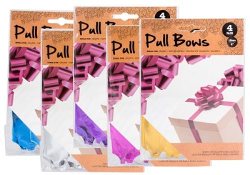 Pull Bows - Metallic 12cm (24pcs)