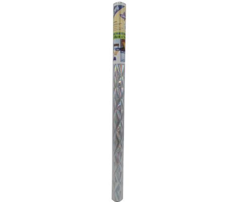 Laser Book Wrap - 45 X 100m (Holograph Silver)
