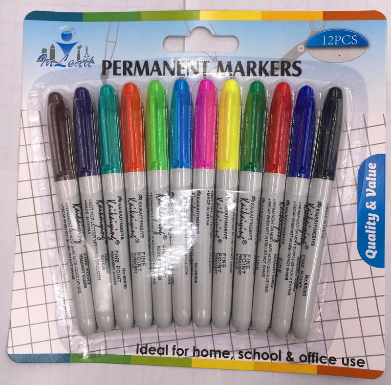 PERMANENT MARKERS - Assorted (144pcs)