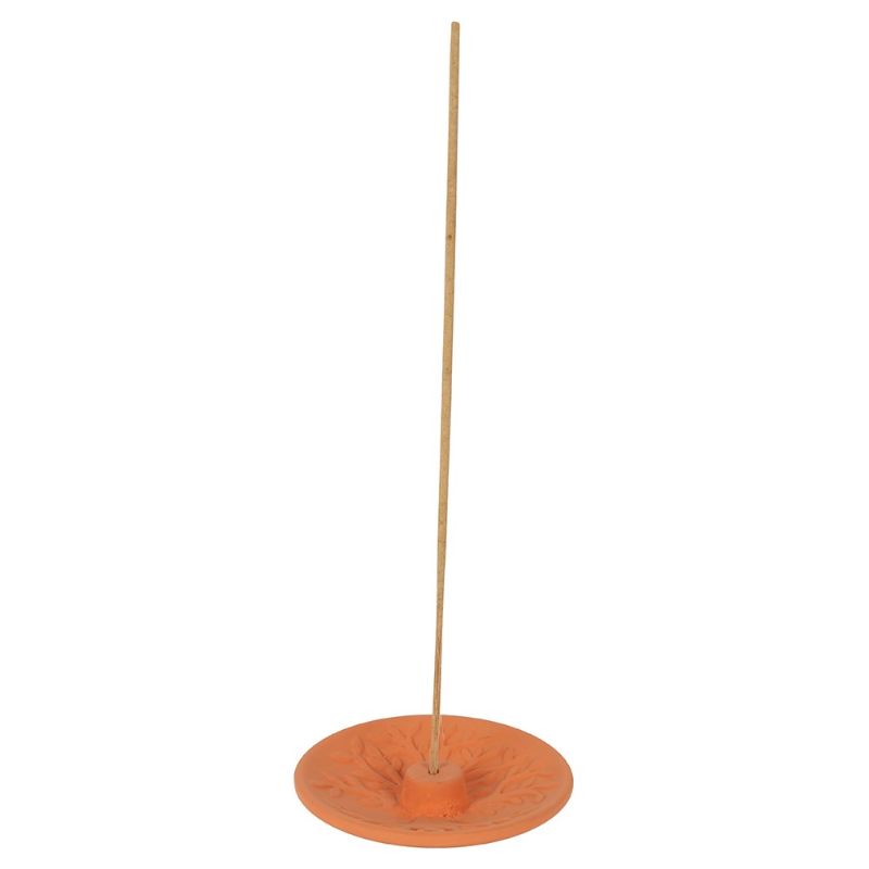 Tree Of Life Terracotta Incense Plate
