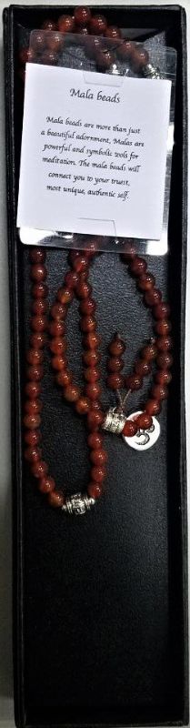 Necklace - Carnelian Mala (70cm)