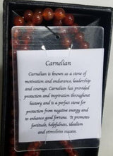 Necklace - Carnelian Mala (70cm)
