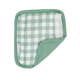 Harness Covers & Pram Pegs - Gingham Sage - All4Ella