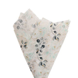 Tissue Paper Luxe Leaves Pk100 28gsm White