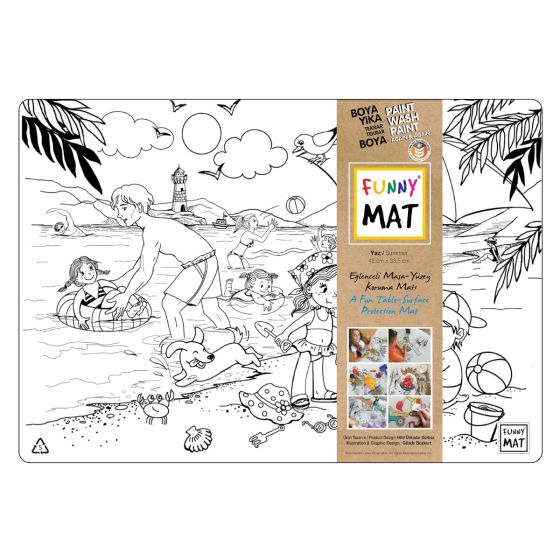 Funny Mat Large - Summer - Akademi