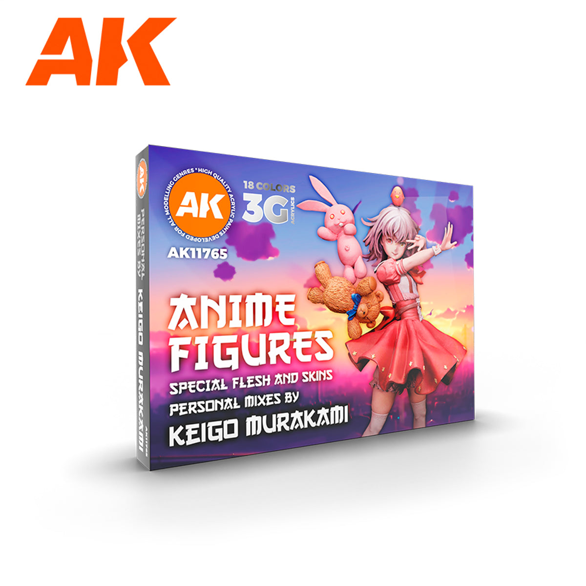 Ak Interactive 3Gen Sets - Anime Figures - Special Flesh And Skins - Signature