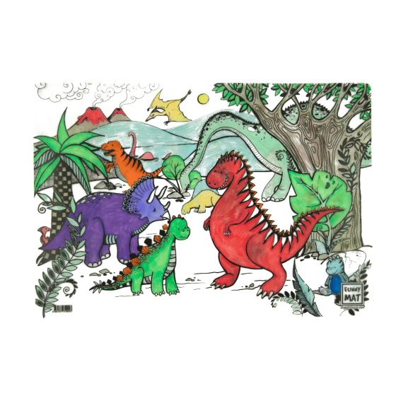 Funny Mat Small - Dinosaurs - Akademi