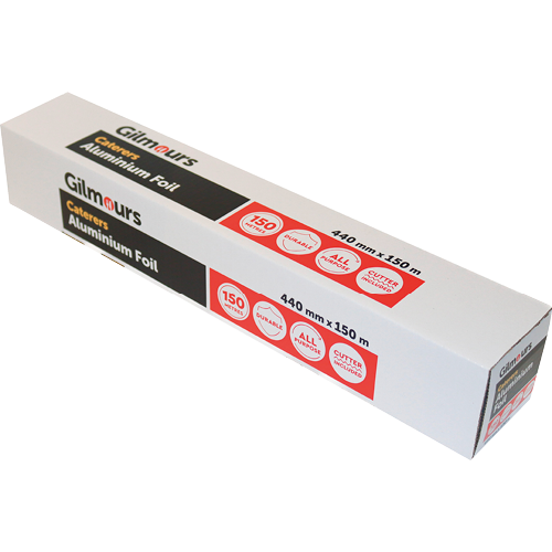 Gilmours Caterers Foil 440mm 150m