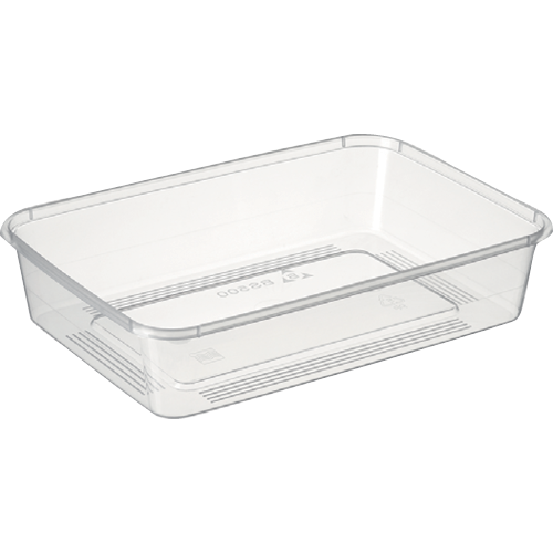 Bonson Container 500ml Rectangular 50 Pack