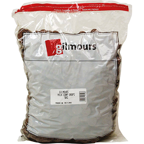 Gilmours Milk Chocolate Compound Buttons 5kg