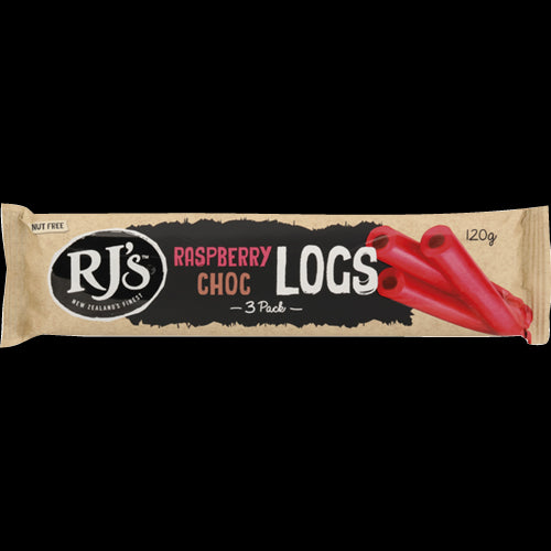 RJ's Raspberry Choc Logs 10 x 120g