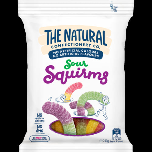 The Natural Confectionery Co. Sour Squirms 220g