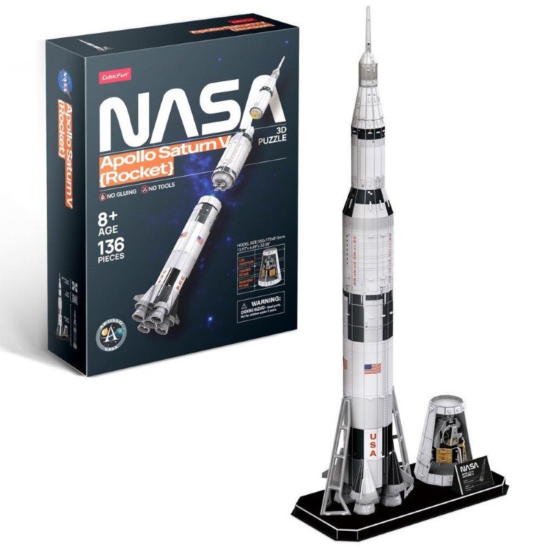 3D Puzzle - NASA - Apollo Saturn V Rocket