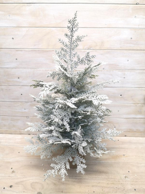 Christmas Tree - 24" Snowy Cedar Tree