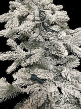 Christmas Garland - 200 cm Snowy Garland with Warm LED
