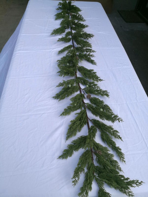 Artificial - 180cm Real Touch Juniper Pine Garland