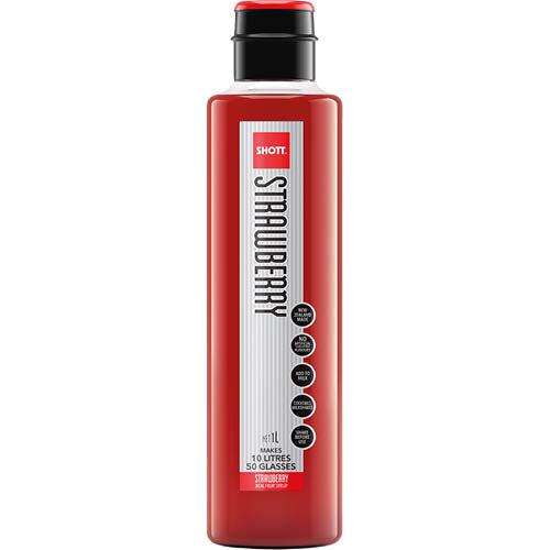 Shott Strawberry Fruit Syrup 1l