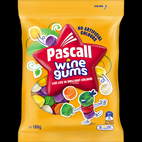 Pascall Wine Gums 180g