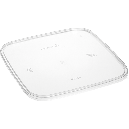 Bonson Lid for 3.1L/4.8L Square Container Clear 10pk