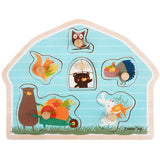 Wooden Peg Puzzle - Little Woodies