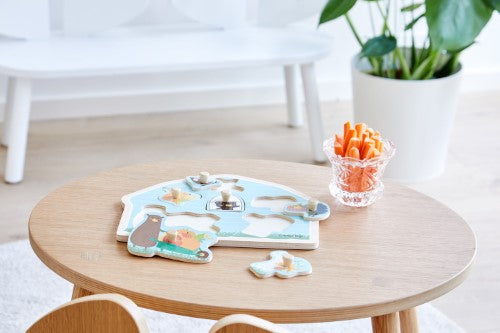 Wooden Peg Puzzle - Little Woodies