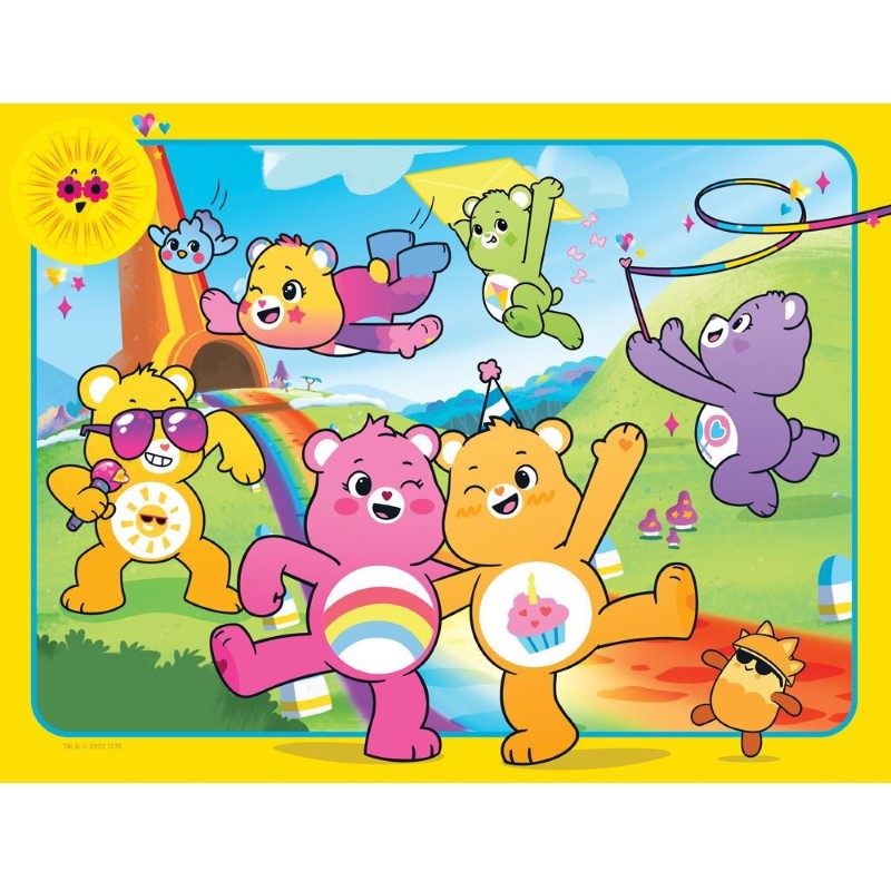 Puzzle - Set of Four Care Bears, 30pc Frame Tray Series