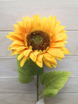 Artificial - Single Sunflower Stem