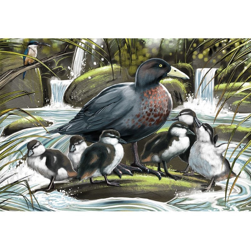 Puzzle - Treasures of Aotearoa S4 300XL pc (Blue Duck Brood)