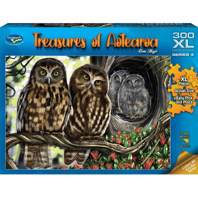 Puzzle - Treasures of Aotearoa S4 300XL pc (Ruru Magic)