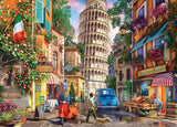 Jigsaw Puzzle - Travel Abroad Streets of Pisa (1000pcs)