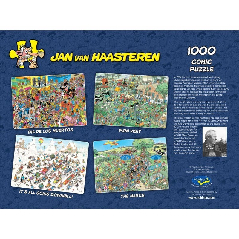 Puzzle - Jan Van Haasteren, 1000pc (Dia de Los Muertos)