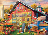 Jigsaw Puzzle - Pickups & Produce S4 Craft Fair Barn (500 XL Piece)