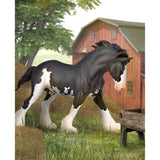 Figurine - CollectA Clydesdale Stallion Black Sabino XL