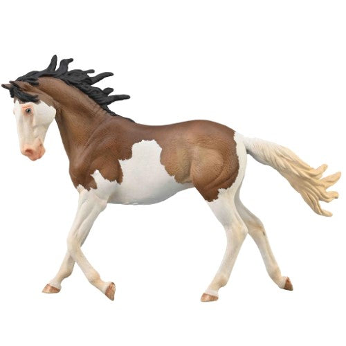 Figurine - CollectA Mustang Mare Bay Splash Overo XL