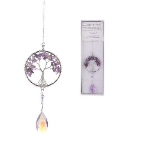 Equilibrium Amethyst Tree of Life Suncatcher