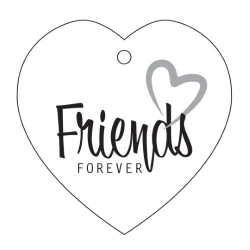 Ceramic Heart Wall Hanging - Friends