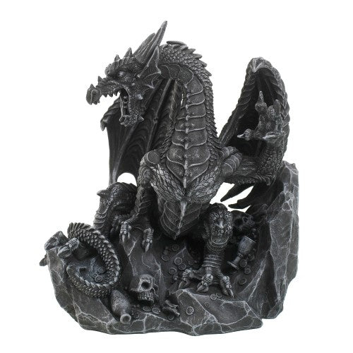 Ornament - Black Dragon with Treasure