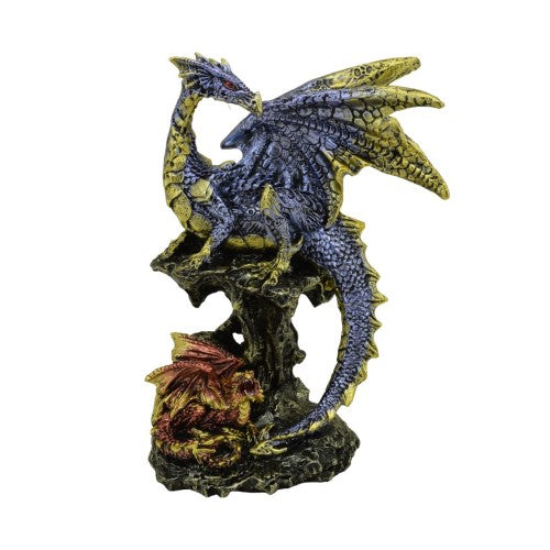 Ornament - Blue Dragon Protecting Hatchling