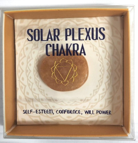 Chakra Meditation Stone - Citrine Solar Plexus (Set of 2)