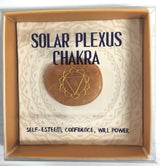 Chakra Meditation Stone - Citrine Solar Plexus (Set of 2)