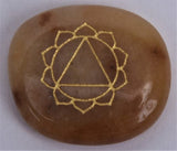 Chakra Meditation Stone - Citrine Solar Plexus (Set of 2)
