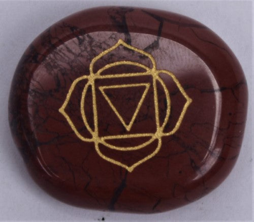 Chakra Meditation Stone - Jasper Root Chakra (Set of 2)