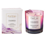 Calmness Lavender with Amethyst Crystal Energy Candle 200gm