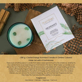 Abundance Sandalwood with Jade Crystal Energy Candle 200gm