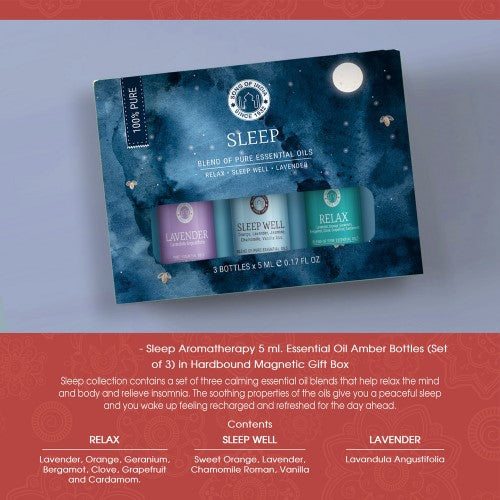 Sleep Essential Oil Pack of 3  5ml Gift Pack