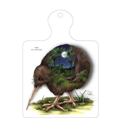 Sophie Blokker Kiwiana Ceramic Trivet / Wall hanging  - Kiwi