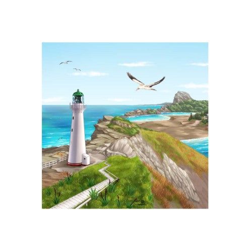 Sophie Blokker Kiwiana 3D Square Ceramic Tile / Wall hanging  - Castlepoint