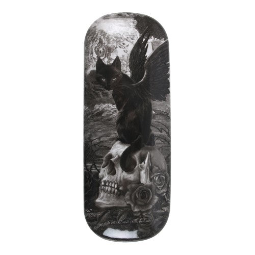 Nine Lives of Poe Glasses Case By Alchemy