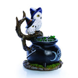 LED Light - Snowy Owl Cauldron (18.2cm)